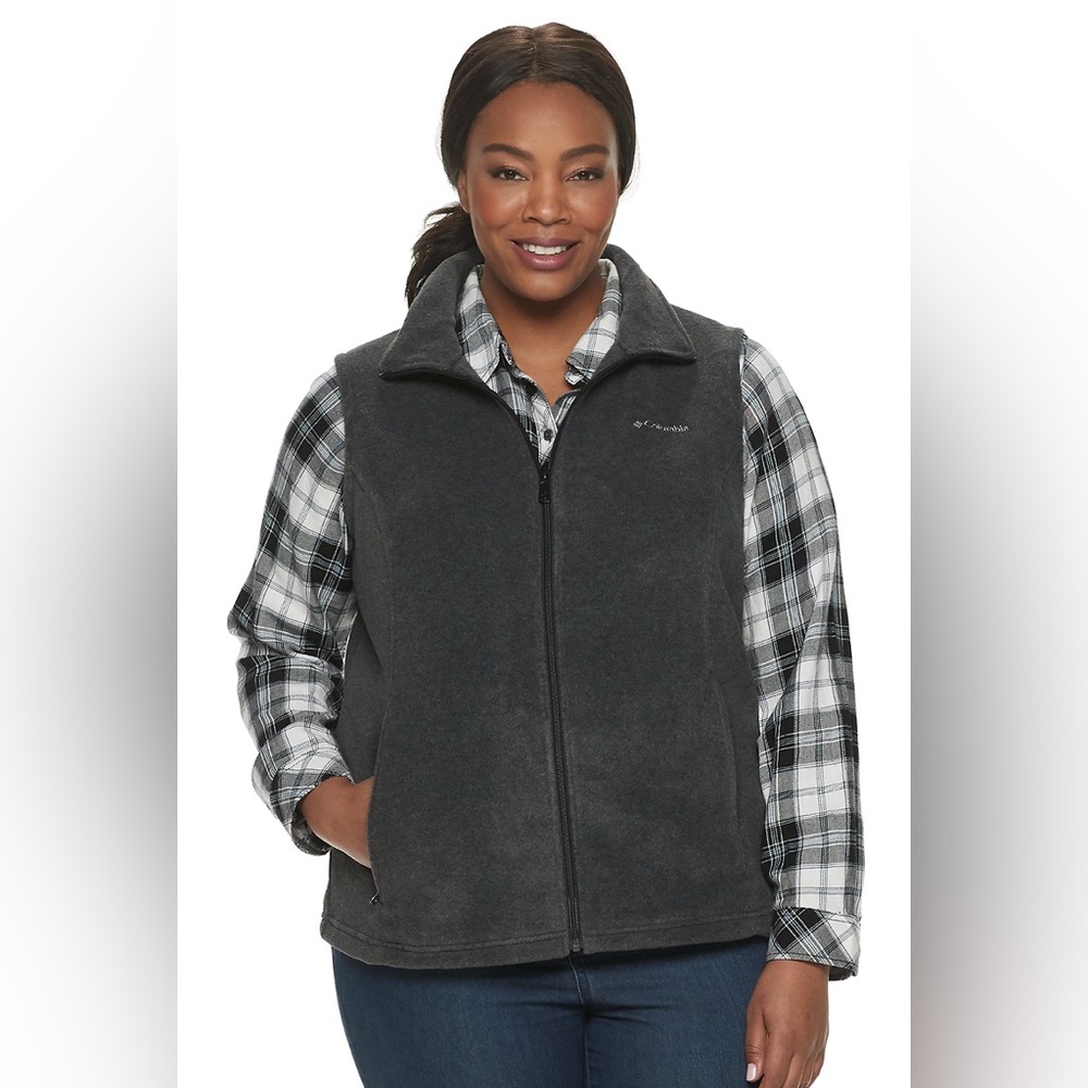 Columbia Women's Plus Size Benton Springs Vest Size 1X - Picture 4 of 13